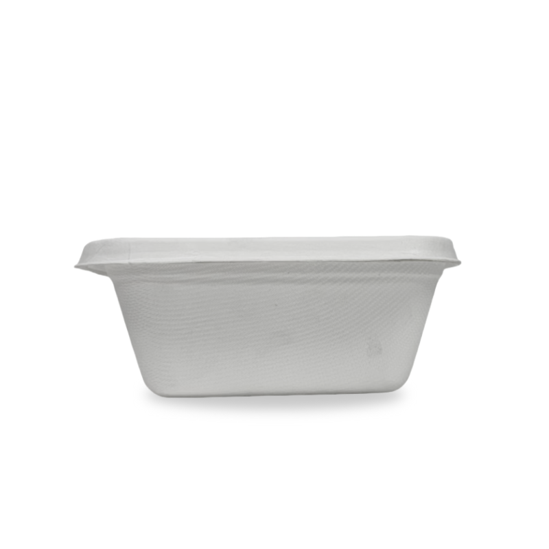 30oz Eco Food Container Lid | Compostable Square - YUTO