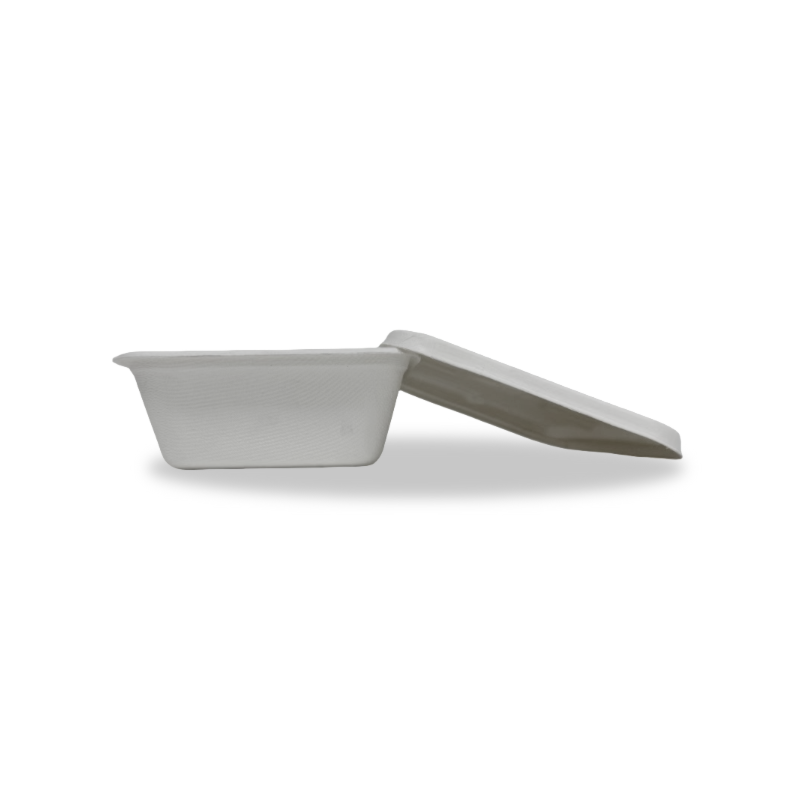 30oz Eco Food Container Lid | Compostable Square - YUTO