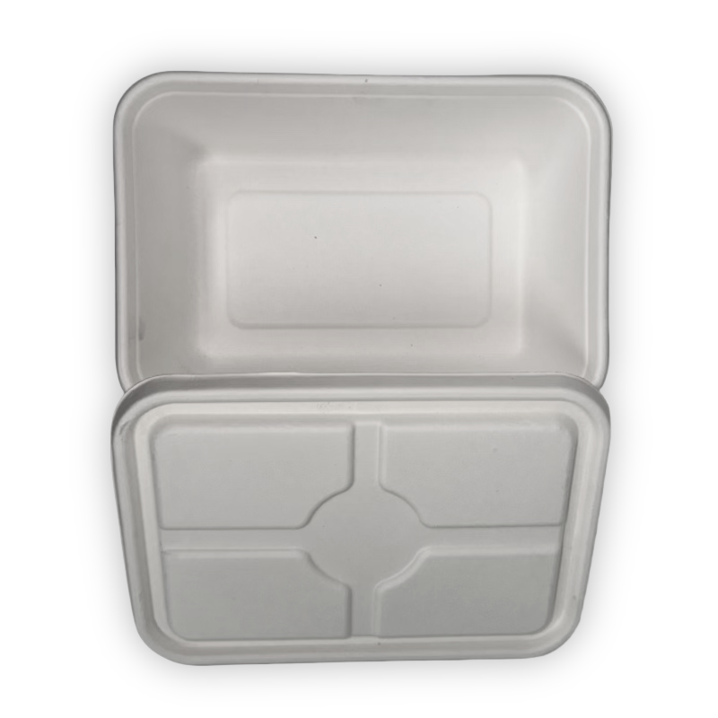 30oz Eco Food Container Lid | Compostable Square - YUTO