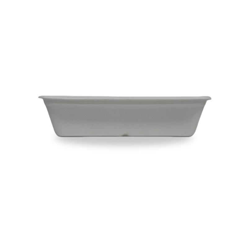 500ml Compostable Rectangular Tray | 18oz Eco Food Container - YUTO